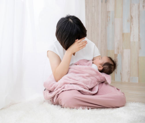 ベビーシッターが必要。